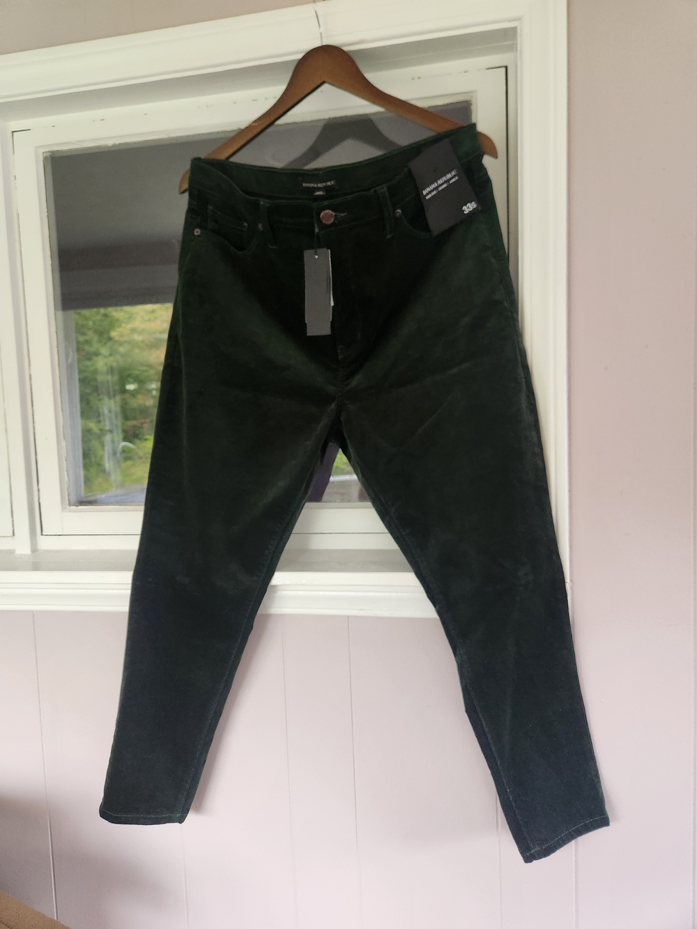 Banana Republic Deep Green Corduroy Skinny Jeans